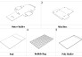 designs for dieline,flat patterns,folded models box packages